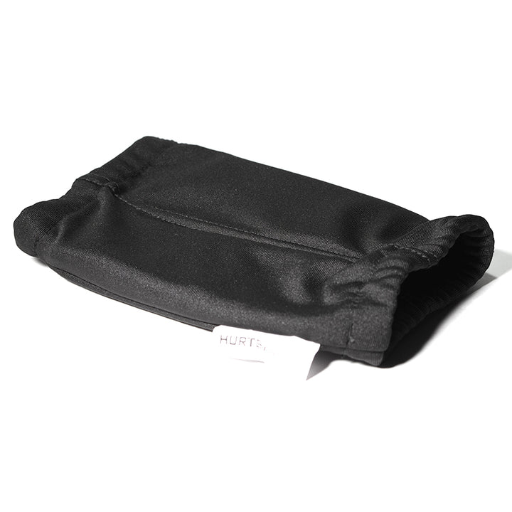 A HurtSkurt small black wearable ice pack for hand and wrist pain relief.