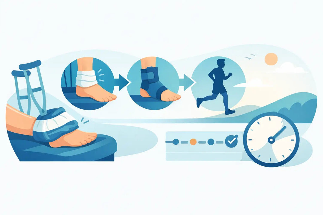 Ankle Sprain Recovery Timeline Example - HurtSkurt